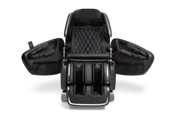 Black OHCO M.DX Massage Chair, forward facing