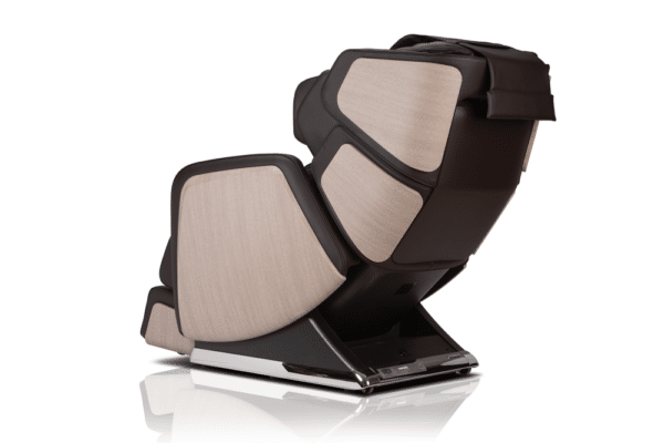 OHCO R.6 Massage Chair in Mocha, Upright Position