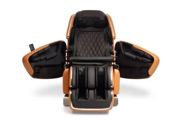 OHCO M8 Massage Chair in Saddle, Front Open Position