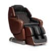OHCO M.8 Massage Chair in Walnut, 45 Degrees Angled Position