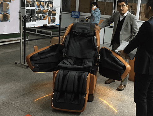 Ken Okuyama with an OHCO Massage Chair