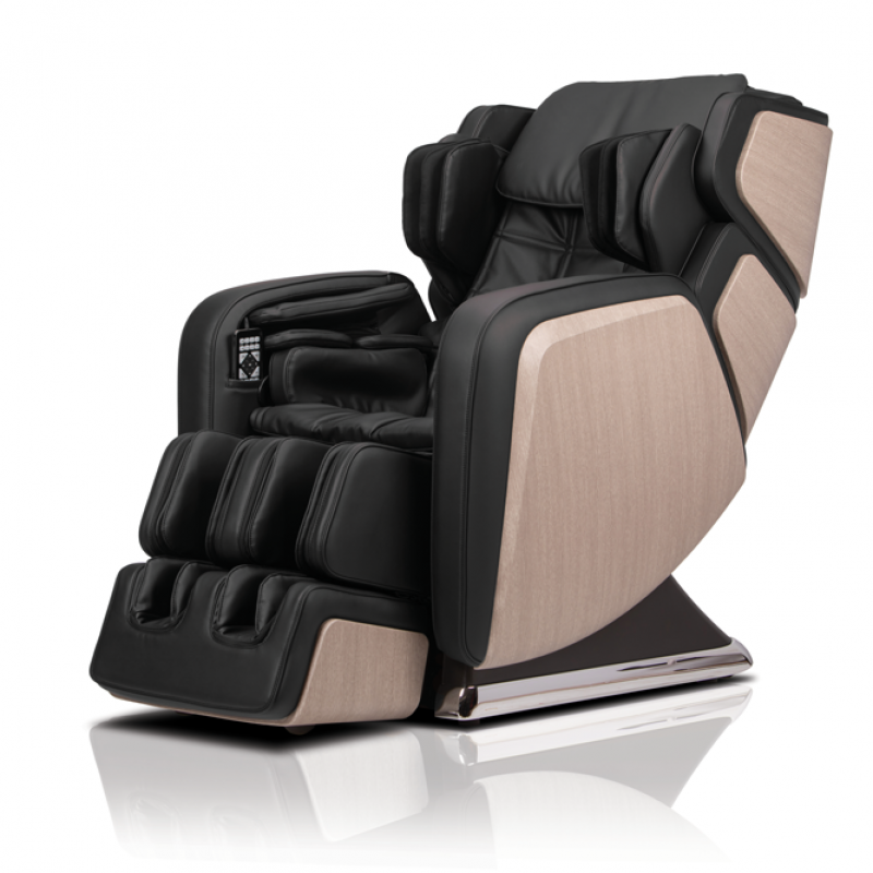OHCO_R6_Jet_45_Upright OHCO R6 Massage Chair in Jet, Upright 45 Degrees Position